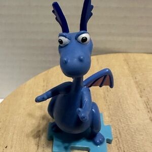 Stuffy Blue Dragon Toy Figure